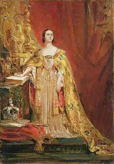 George Hayter Queen Victoria taking the Coronation Oath China oil painting art